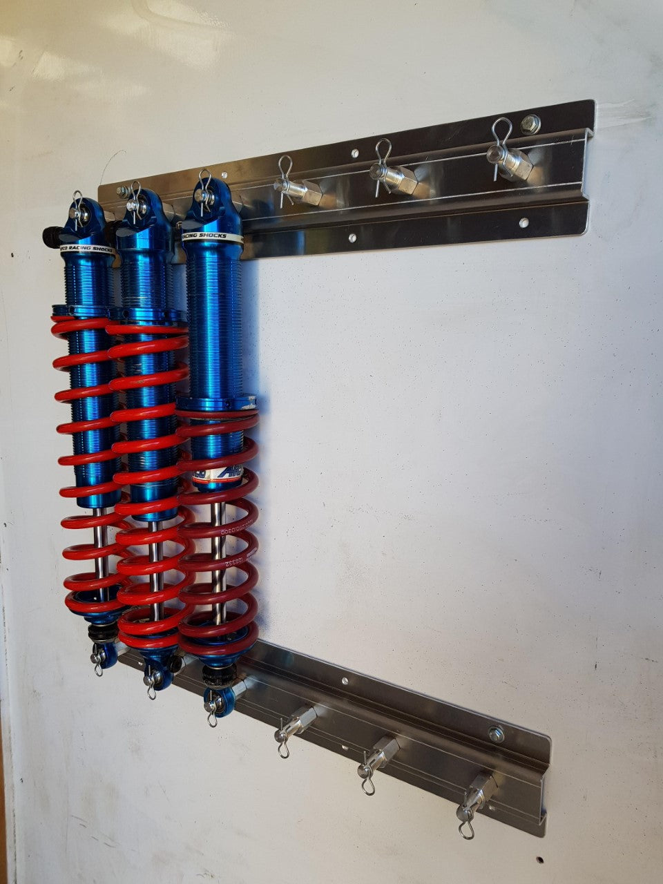 Shock Holder, Wall Mount, "Aluminium
