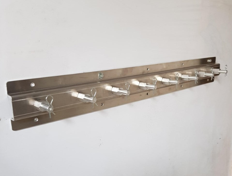 Shock Holder, Wall Mount, "Aluminium