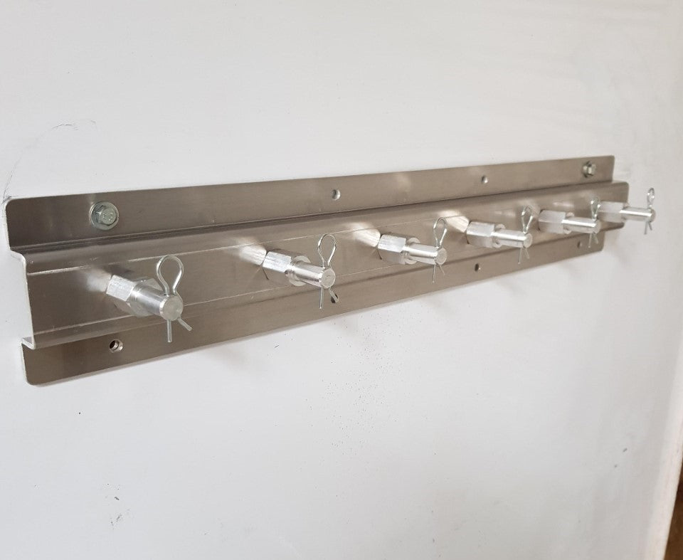 Shock Holder, Wall Mount, "Aluminium